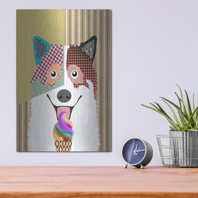 Bangkaew Dog' by Lanre Adefioye, Metal Wall Art