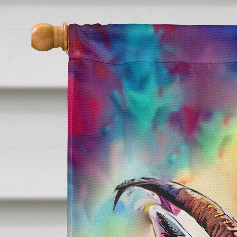 Drapeau de maison de chèvre hippie