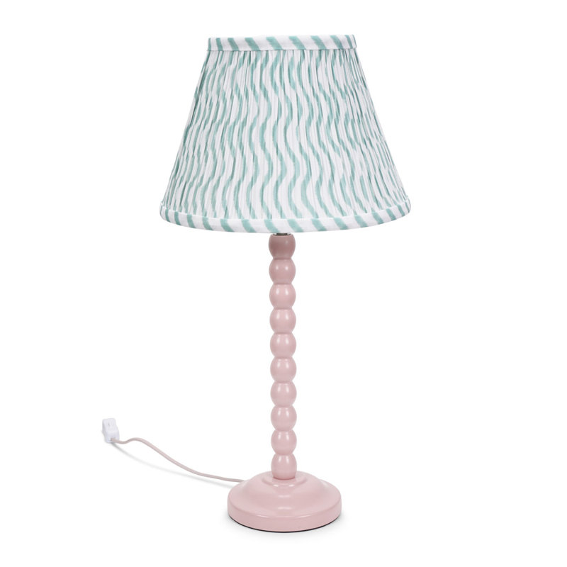 Cheyeanne Wood Table Lamp, Pink
