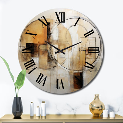 Horloge murale en métal exquise Nostalgia