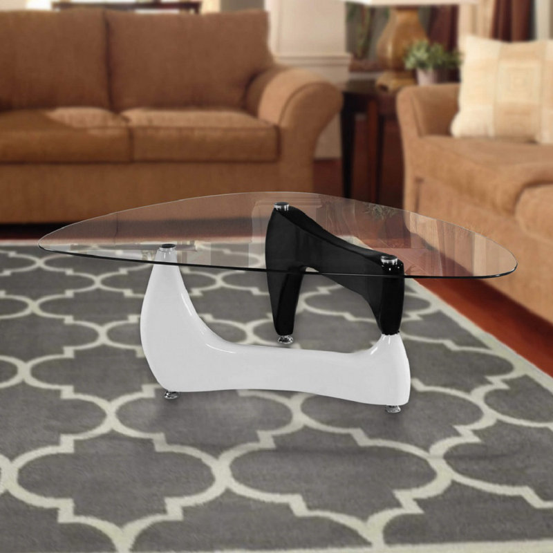 Table basse en verre
