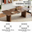 200.01 cm Extendable Dining Table