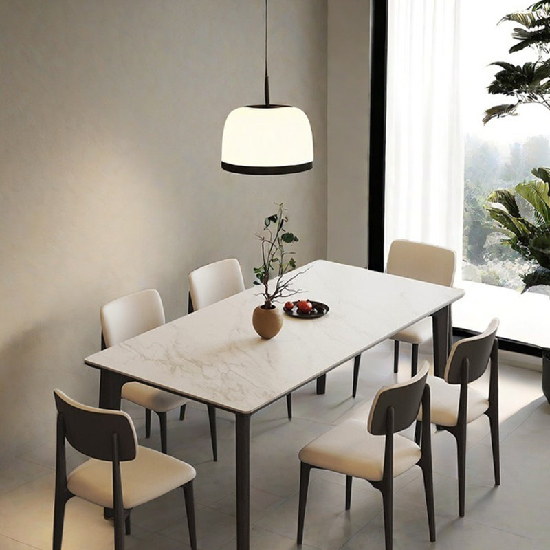 Ensembles de table à manger modernes et simples de style familial, H 29,53 po x L 55,12 po x l 31,5 po