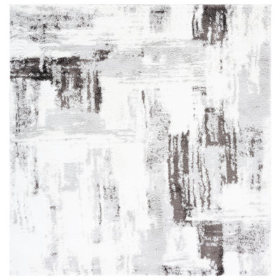 Keanu Abstract Gray/Dark Gray Area Rug