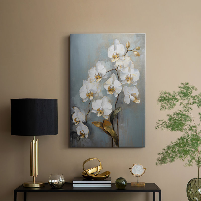 FLORAL Series CXC -Custom Wrapped Gallery Cavas, 18" H x 12" W