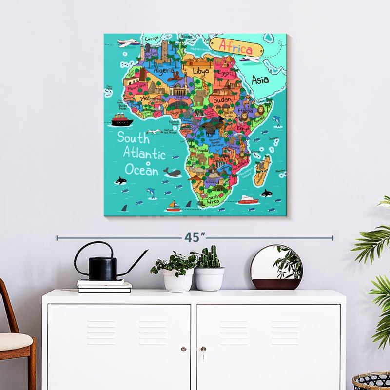 Carte de touriste d'Alazia en Afrique