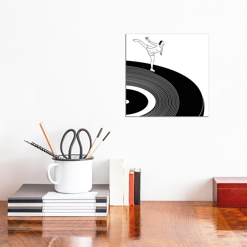 Dancing Of Sound by Filippo Spinelli - Print on Canvas, Wrapped Canvas, 30.48 cm H x 30.48 cm W