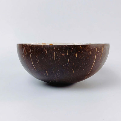 Bol décoratif en mosaïque incrustée de motifs floraux - LQB003A