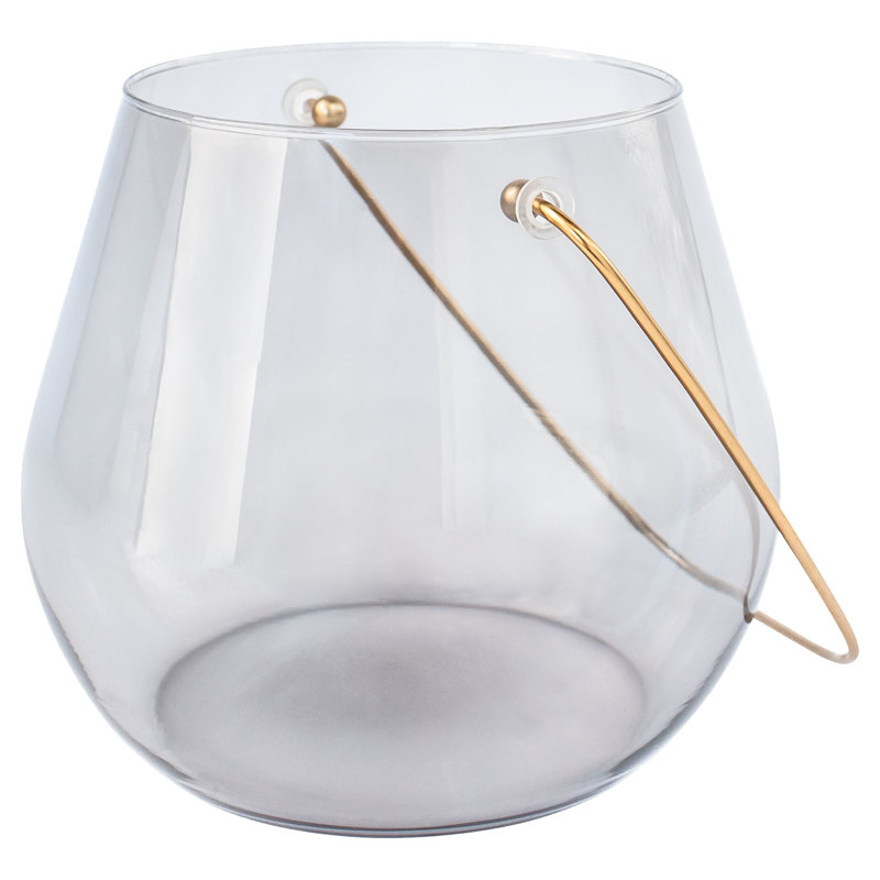 Water Drop Tabletop Hurricane, 4.5" H x 7" W x 7" D