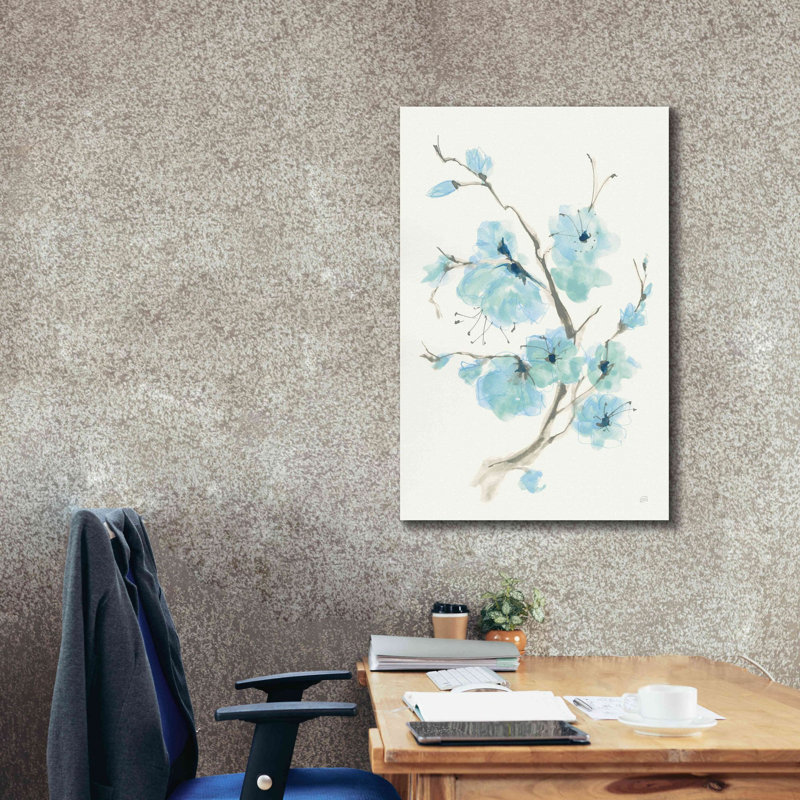 «Tinted Branch IV» par Chris Paschke, estampe numérique sur toile, H 40 po x l 26 po x P 1,5 po