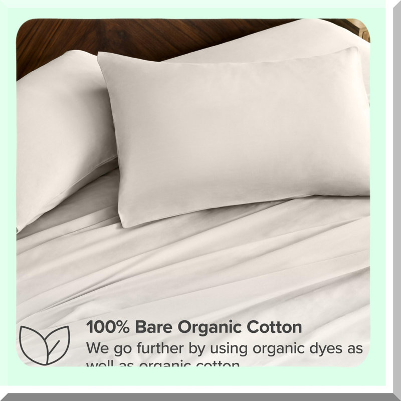 Luxury Sateen Cotton Twin XL Sheet Set - French Beige - Soft & Cozy Bedding for Twin Extra Long Beds - Warm & Smooth Weave - 100% Cotton