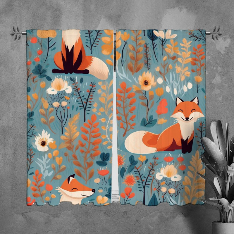 Terasha Room Darkening Curtain, 40" W x 82" L