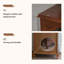 Brun clair + bois manufacturé + vitrines
