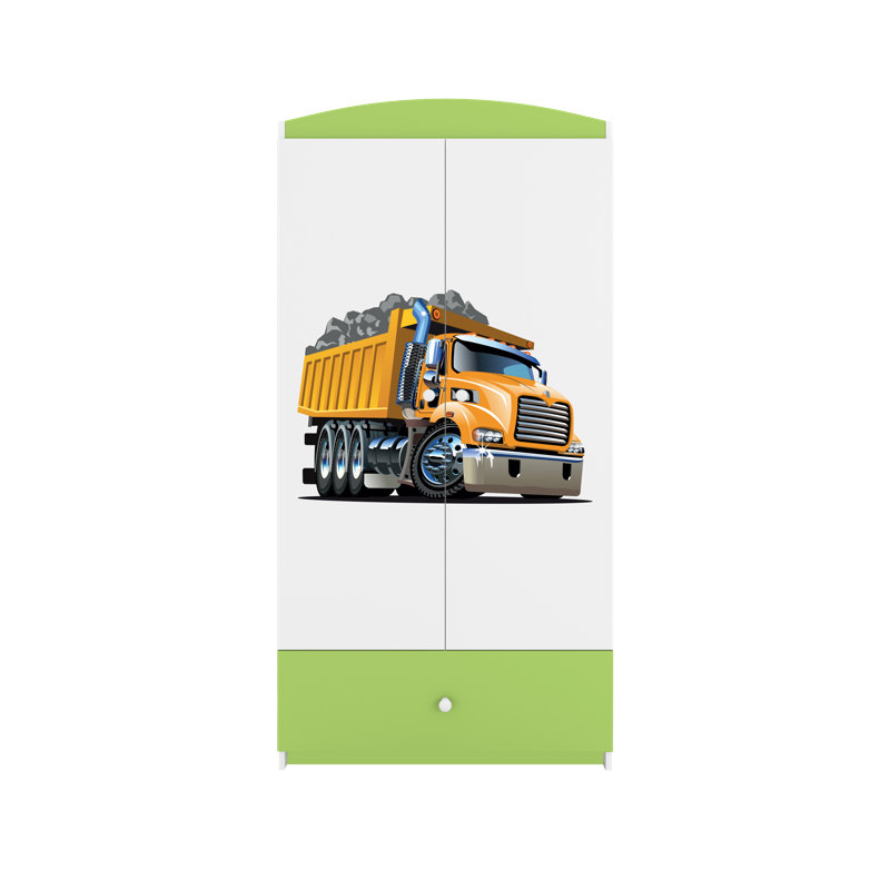 Cicero 2 Door Wardrobe, Lime Green