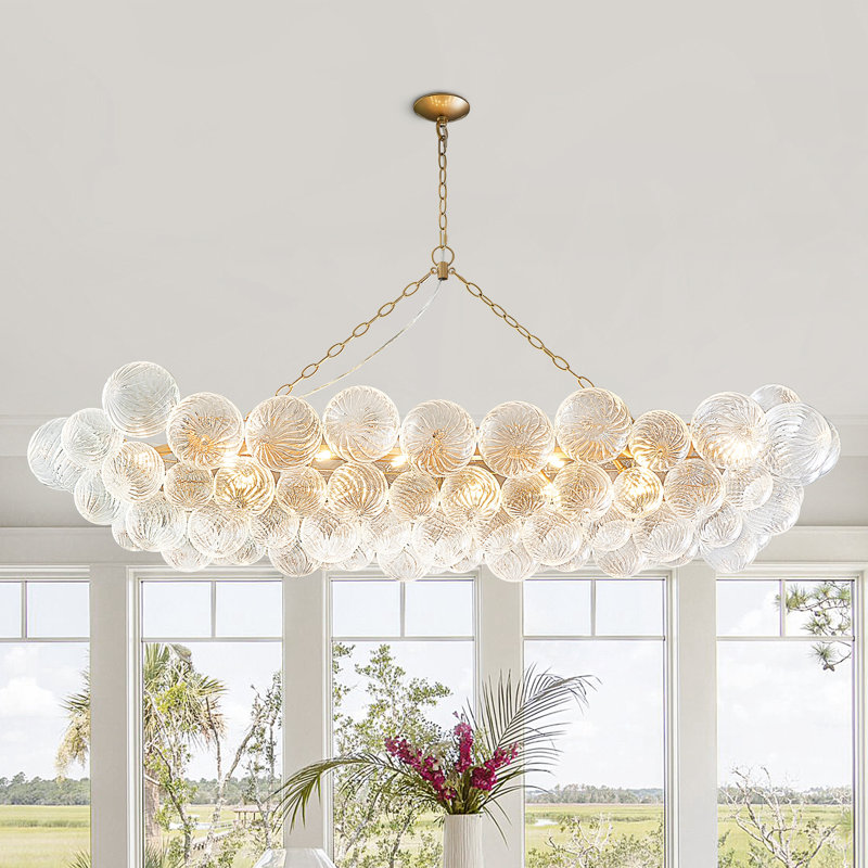 Lustre en verre soufflé à la main, 12