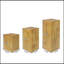 Ensemble de tables d'appoint et tables de bout style rétro naturel