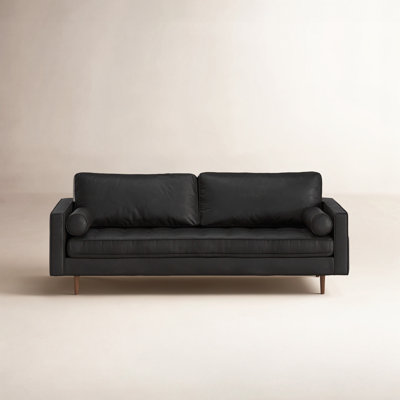 Geo 84 inch Genuine Leather Sofa