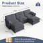 Canapé modulaire en U pour salon Kariba-1255663398