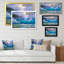 «Morning Sunlight On The Sea Waves XIII» - Décoration murale en toile nautique et côtière-46076927-46076924
