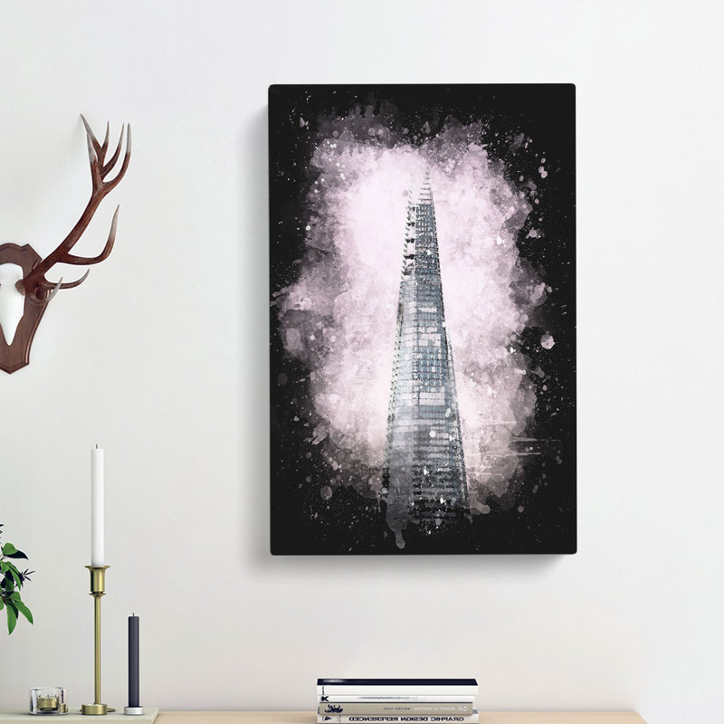The Shard Building in London - Wrapped Canvas, 91cm H x 60cm W x 3cm D