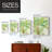 Island Leaf Fresco I Framed Print - Solid Wood