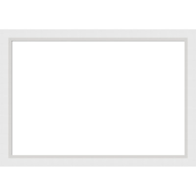 Blanco White Framed Dry Erase Magnetic Board Organization Boards
