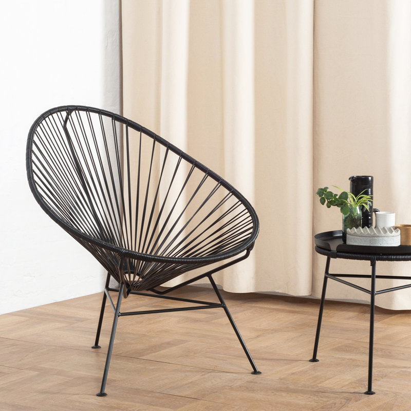 Chaise Acapulco, Noir