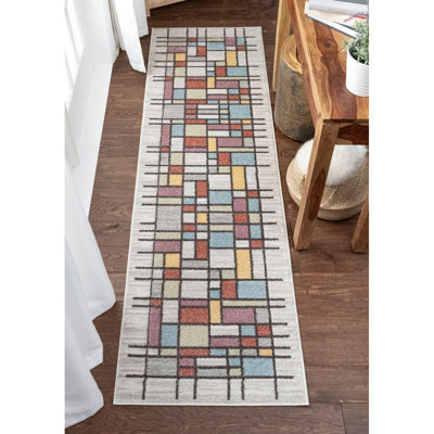 Whoa! Geometric Synthetic Area Rug