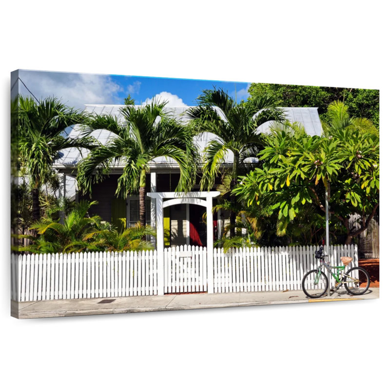 Lilie Key West Cottage, 34" H x 51" W