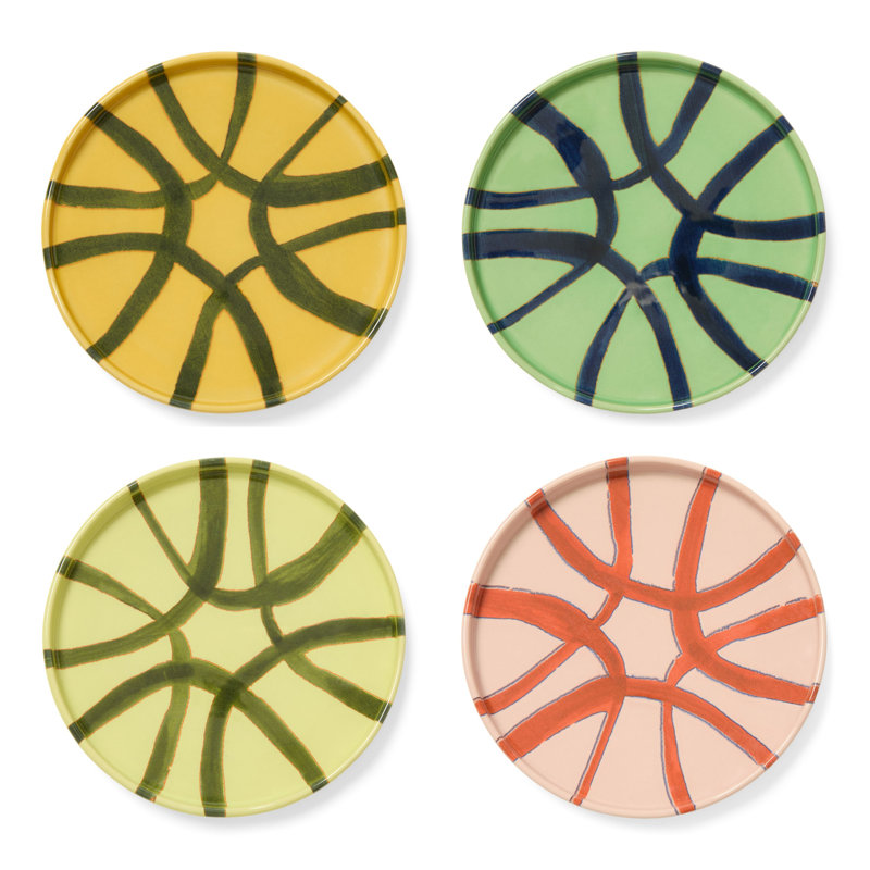 Amalfi Appetizer Plate - Lime - 7.1", Lime