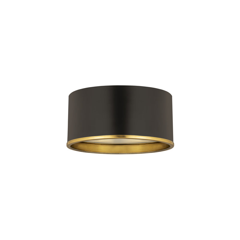 Hafley Flush Mount, Black