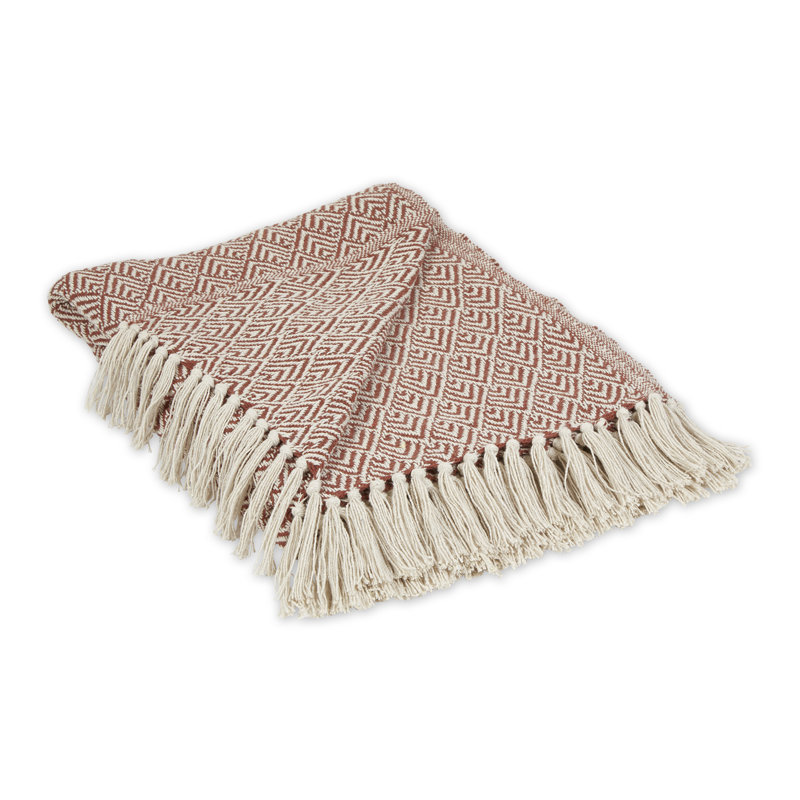  Jeté double en coton, Rouge