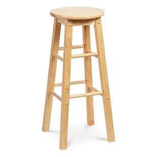 Tabouret en bois massif 