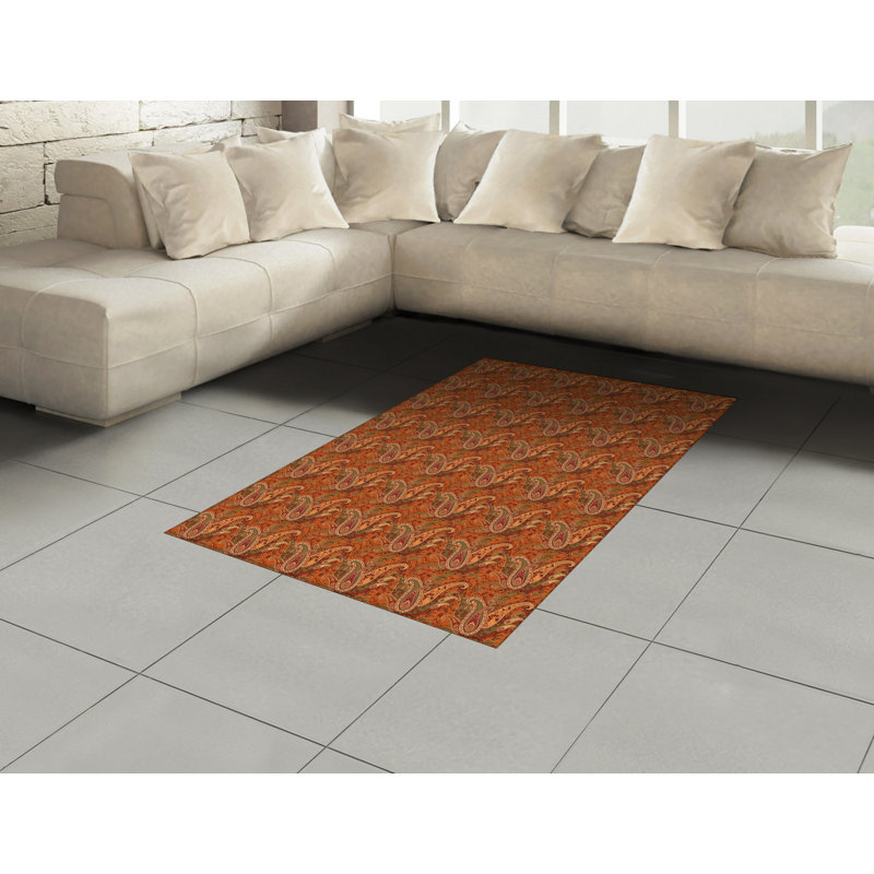 Tennie Paisley Hand Woven Area Rug, Rectangle 120 x 180cm