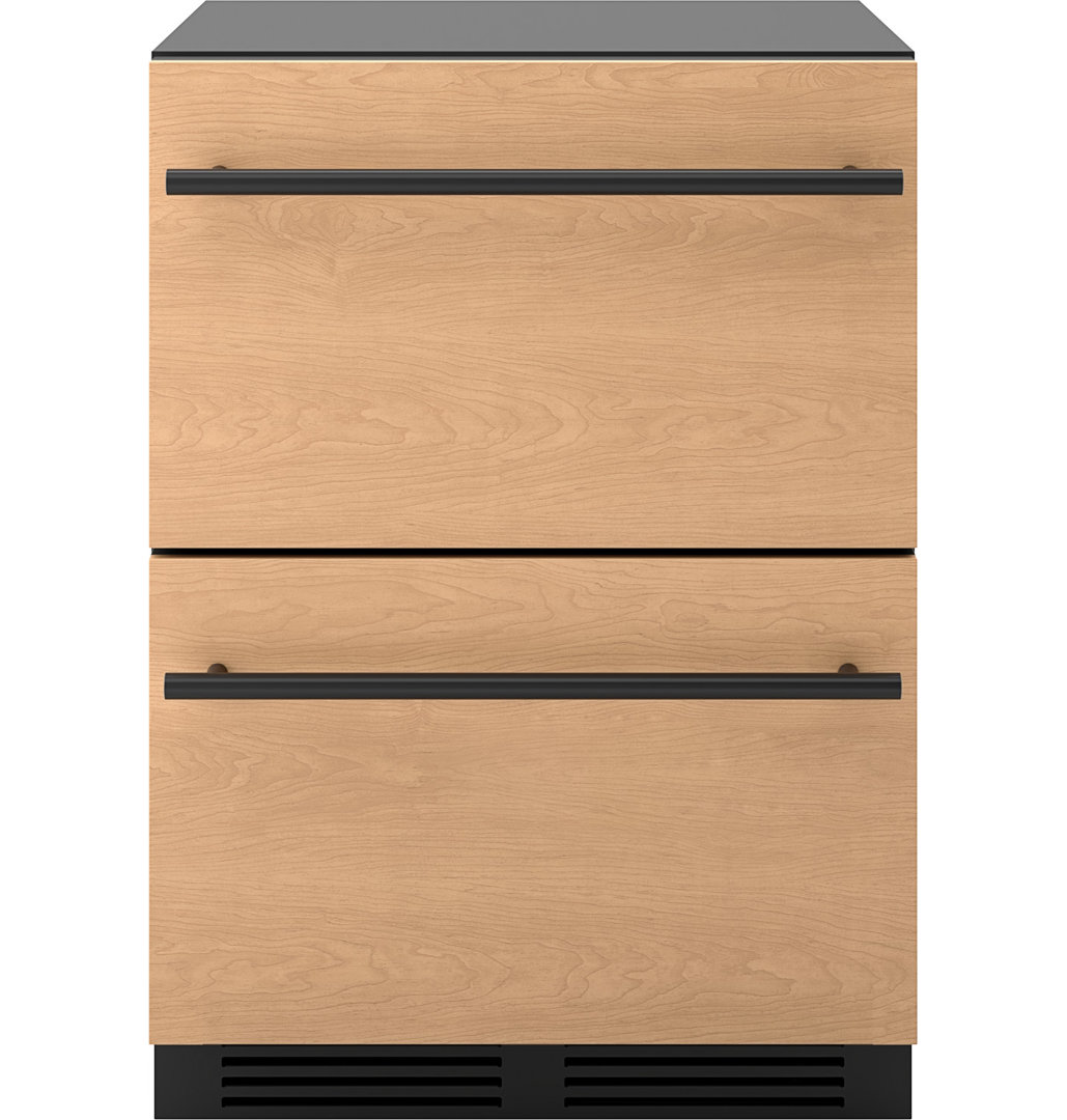 Zephyr Presrv 24" Built-In Dual Zone Panel Ready Refrigerator Drawers Zephyr