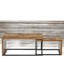 2-Piece Nest Of Coffee Tables Industrial Rustic Brown Living Room Furniture