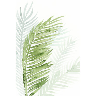 Faint Palms II by Grace Popp - Wrapped Canvas Painting