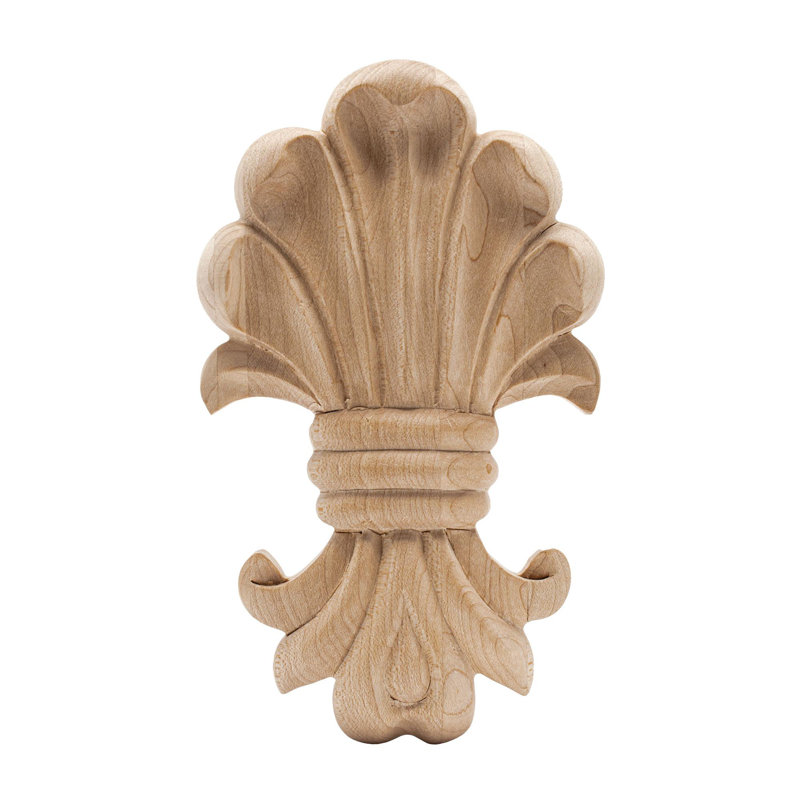 Maple Acanthus Unfinished Decorative Accent Tile Set