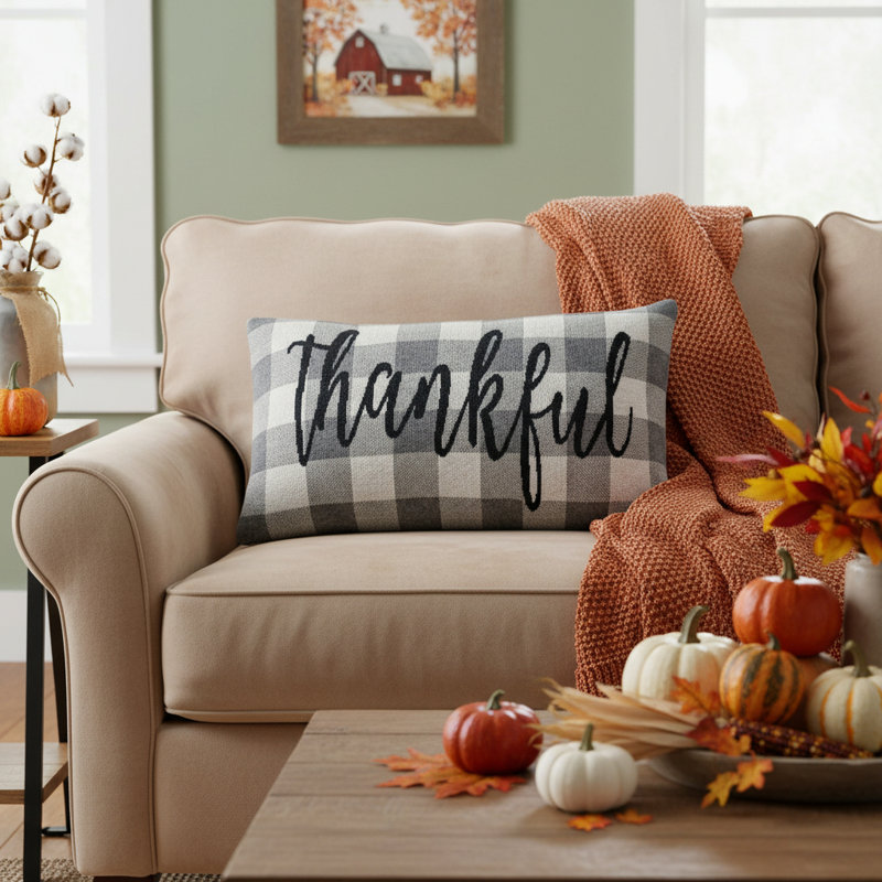 Coussin Thankful Buffalo