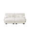 Canapé moderne en chenille avec repose-pieds-1276130870
