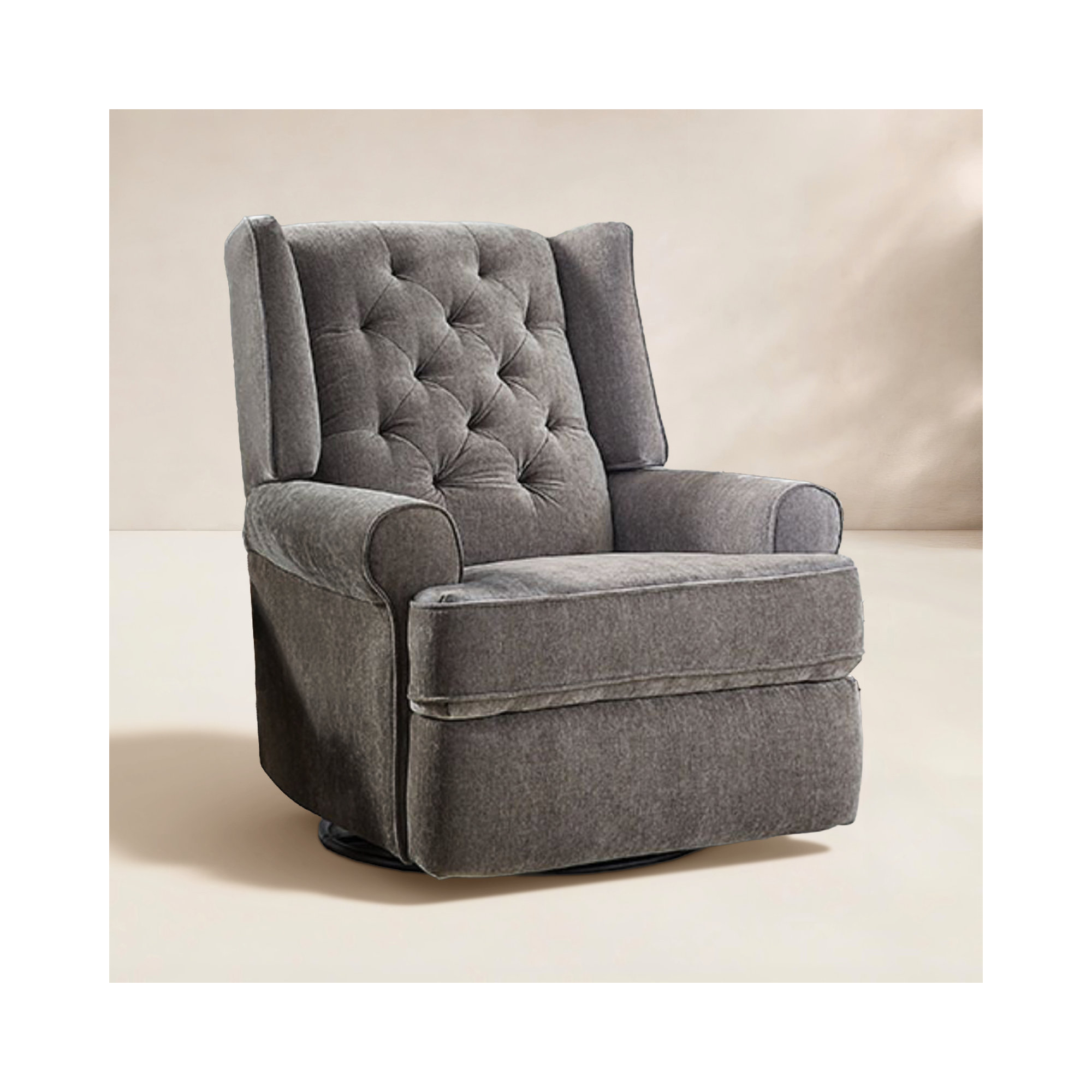 Allendale Power Recliner, Charcoal Grey Performance
