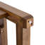 Causeuse d'extérieur en bois de teck massif Gustina avec coussin et accoudoirs-1118507691-1118500620