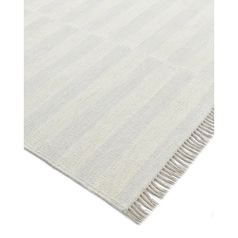 Striped Area Rug in Ivory, Rectangle 5' x 8'