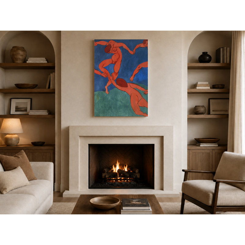 La danse (1910) - Portrait, art mural sur toile, 14" W x 11" H