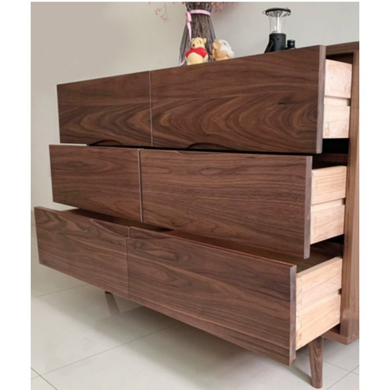Armoire de rangement en bois massif American