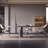Modern Rectangular Rock Slab Dining Table Sets-107283613