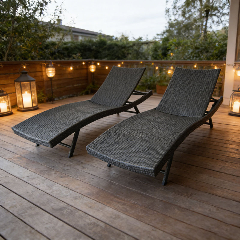 WICKER CHAISE, 2