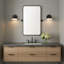 Sean Lavin Khan Bathroom Bedroom Wall Fixture With Silk Screen White Inside Clear Outside Shade-1759138761-1759138763-1759138741