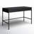 48" Wide Writing Desk with 3 Storage Drawers — Black Mid-Century Modern Steel Desk for Home Office | Calla-1672167780