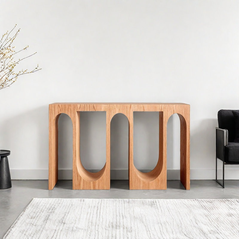 Modern Minimalist Art Console Table, 31.5" H x 47.24" W x 13.78" D